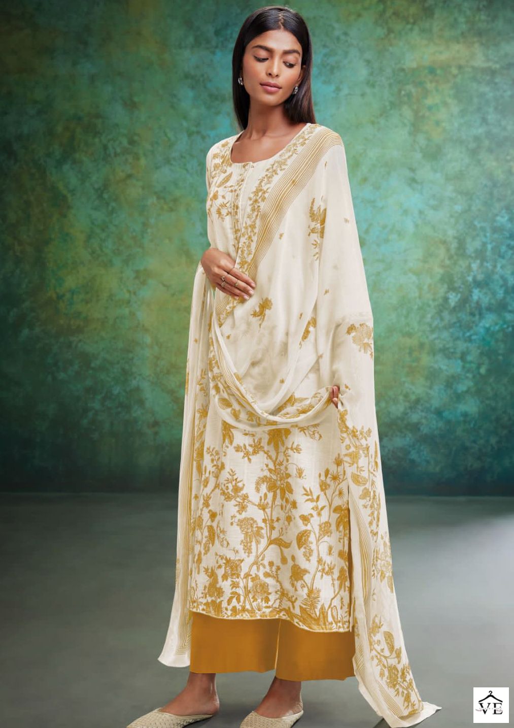 Ganga Olivia 1719 Premium Linen Wholesale Designer Salwar Suit Catalog — Wholesale Salwar Suits, MPA wholesale from Surat — view 1