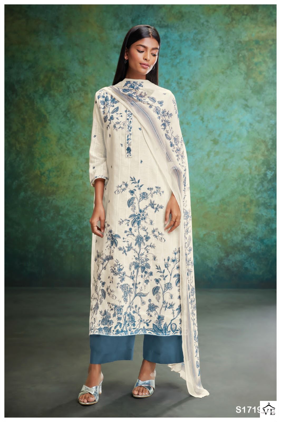 Ganga Olivia 1719 Premium Linen Wholesale Designer Salwar Suit Catalog — Wholesale Salwar Suits, MPA wholesale from Surat - Gallery Image 3