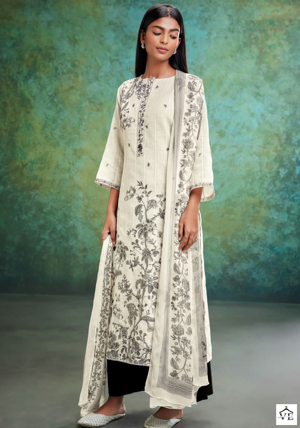 Ganga Olivia 1719 Premium Linen Wholesale Designer Salwar Suit Catalog — Wholesale Salwar Suits, MPA wholesale from Surat - Gallery Image 4