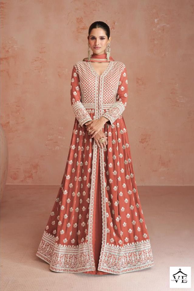 Aashirwad Orchid Real Georgette Wholesale Designer Readymade Salwar Suit Catalog — Wholesale Salwar Suits, Aashirwad Creation wholesale from Surat - Gallery Image 5