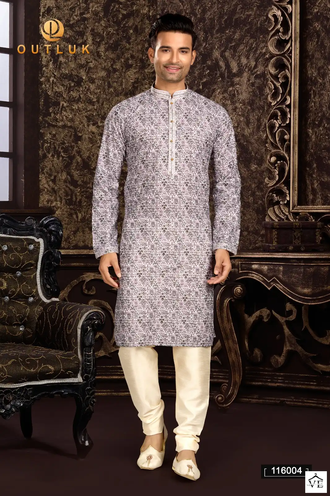 Outlook Vol 116 Cotton Wholesale Kurta Pajama Catalog — Singles, MPA wholesale from Surat — view 2