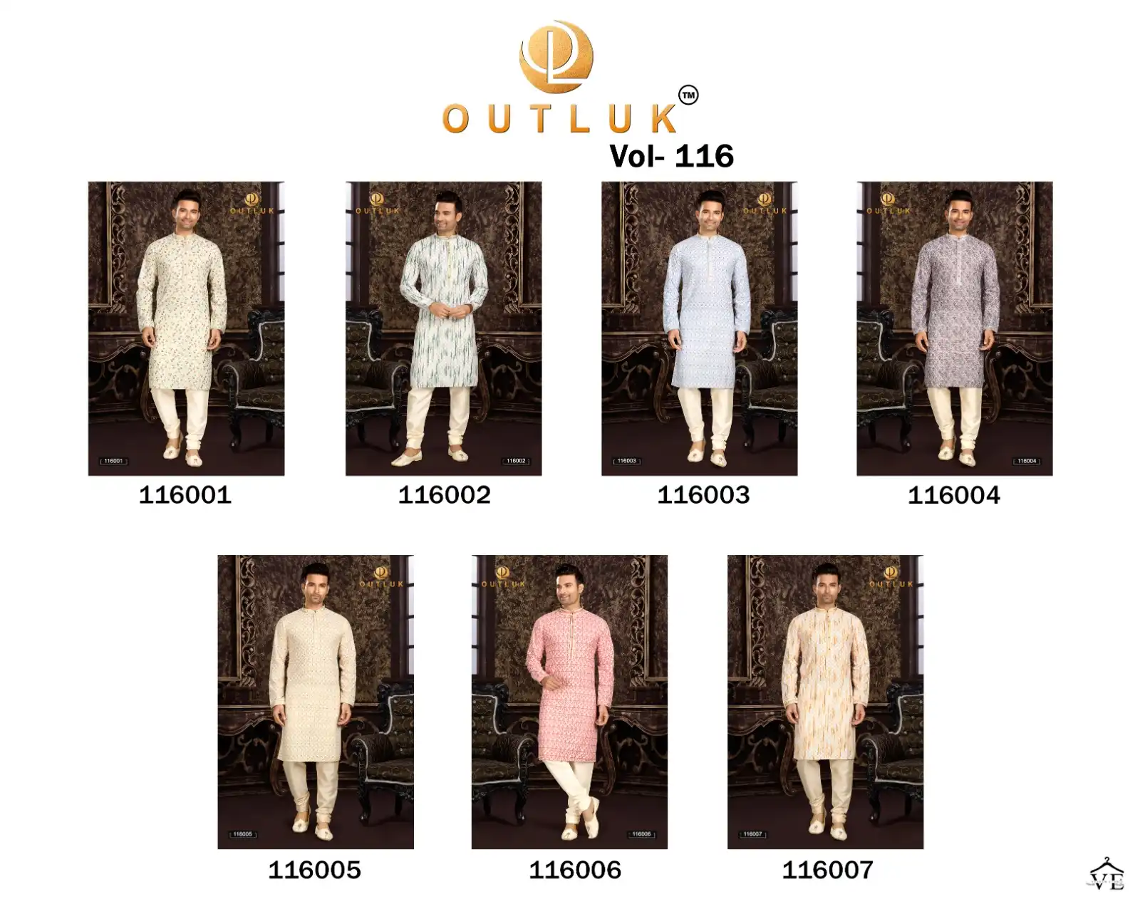 Outlook Vol 116 Cotton Wholesale Kurta Pajama Catalog — Singles, MPA wholesale from Surat — view 8