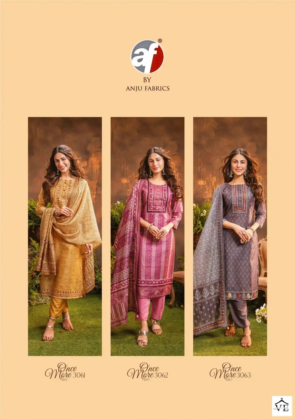 Anju Fabric Once More Vol 2 Pure Cotton Silk Wholesale Readymade Salwar Suit Catalog — Wholesale Salwar Suits, MPA wholesale from Surat — view 8