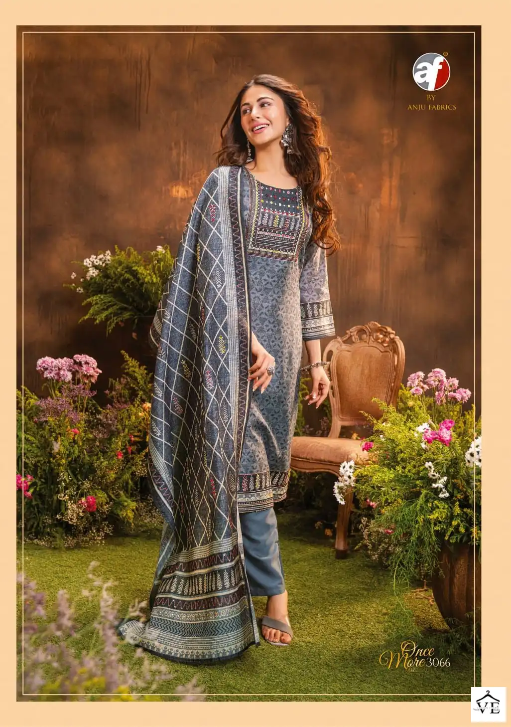 Anju Fabric Once More Vol 2 Pure Cotton Silk Wholesale Readymade Salwar Suit Catalog — Wholesale Salwar Suits, MPA wholesale from Surat - Gallery Image 4