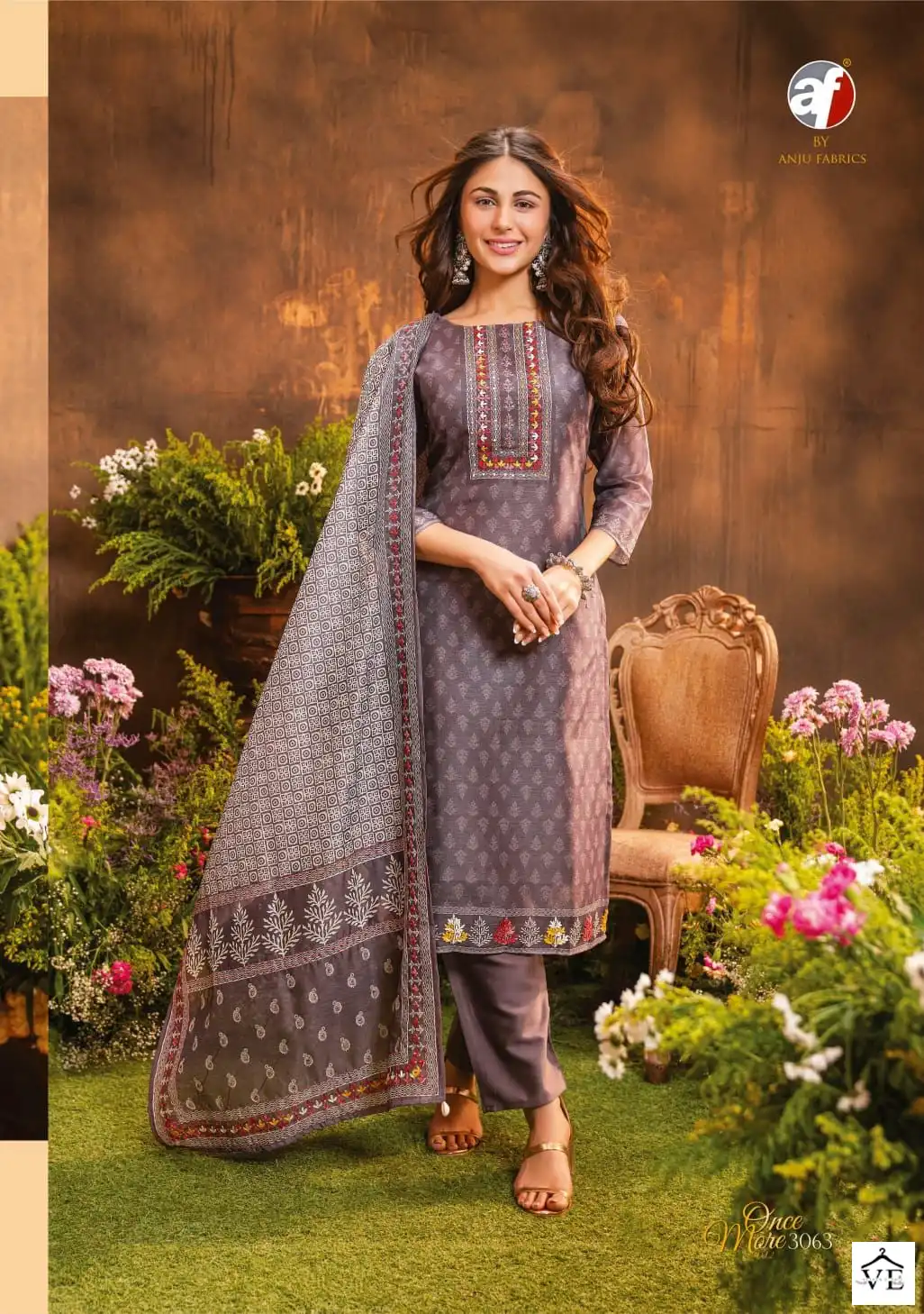 Anju Fabric Once More Vol 2 Pure Cotton Silk Wholesale Readymade Salwar Suit Catalog — Wholesale Salwar Suits, MPA wholesale from Surat - Gallery Image 6