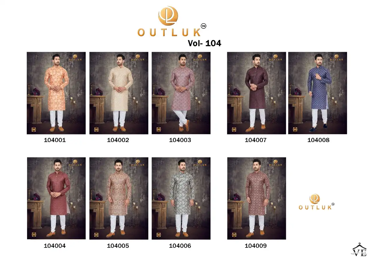 Outlook Vol 104 Cotton Wholesale Kurta Pajama Catalog — Singles, MPA wholesale from Surat — view 19