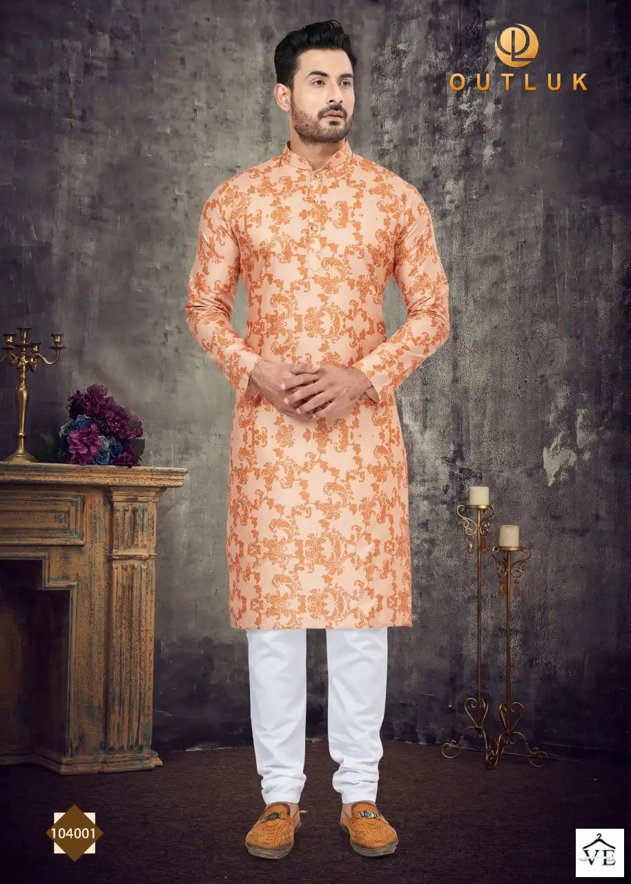 Outlook Vol 104 Cotton Wholesale Kurta Pajama Catalog — Singles, MPA wholesale from Surat — view 9