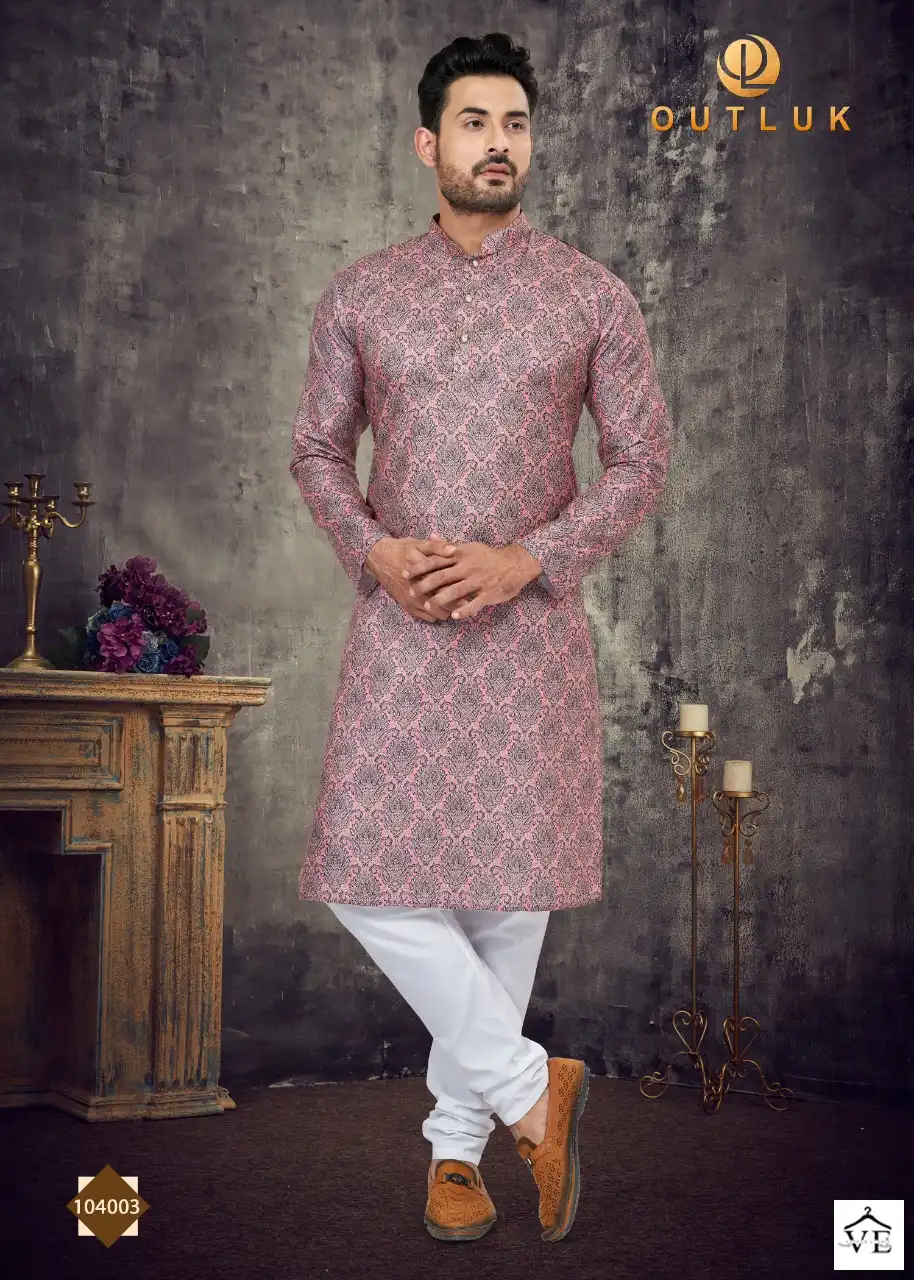 Outlook Vol 104 Cotton Wholesale Kurta Pajama Catalog — Singles, MPA wholesale from Surat — view 2