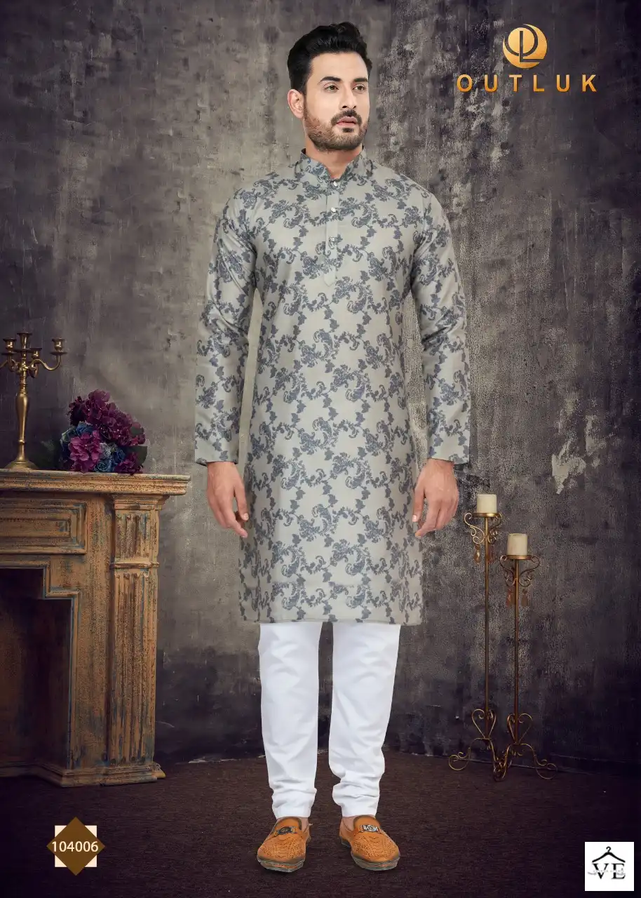 Outlook Vol 104 Cotton Wholesale Kurta Pajama Catalog — Singles, MPA wholesale from Surat — view 5