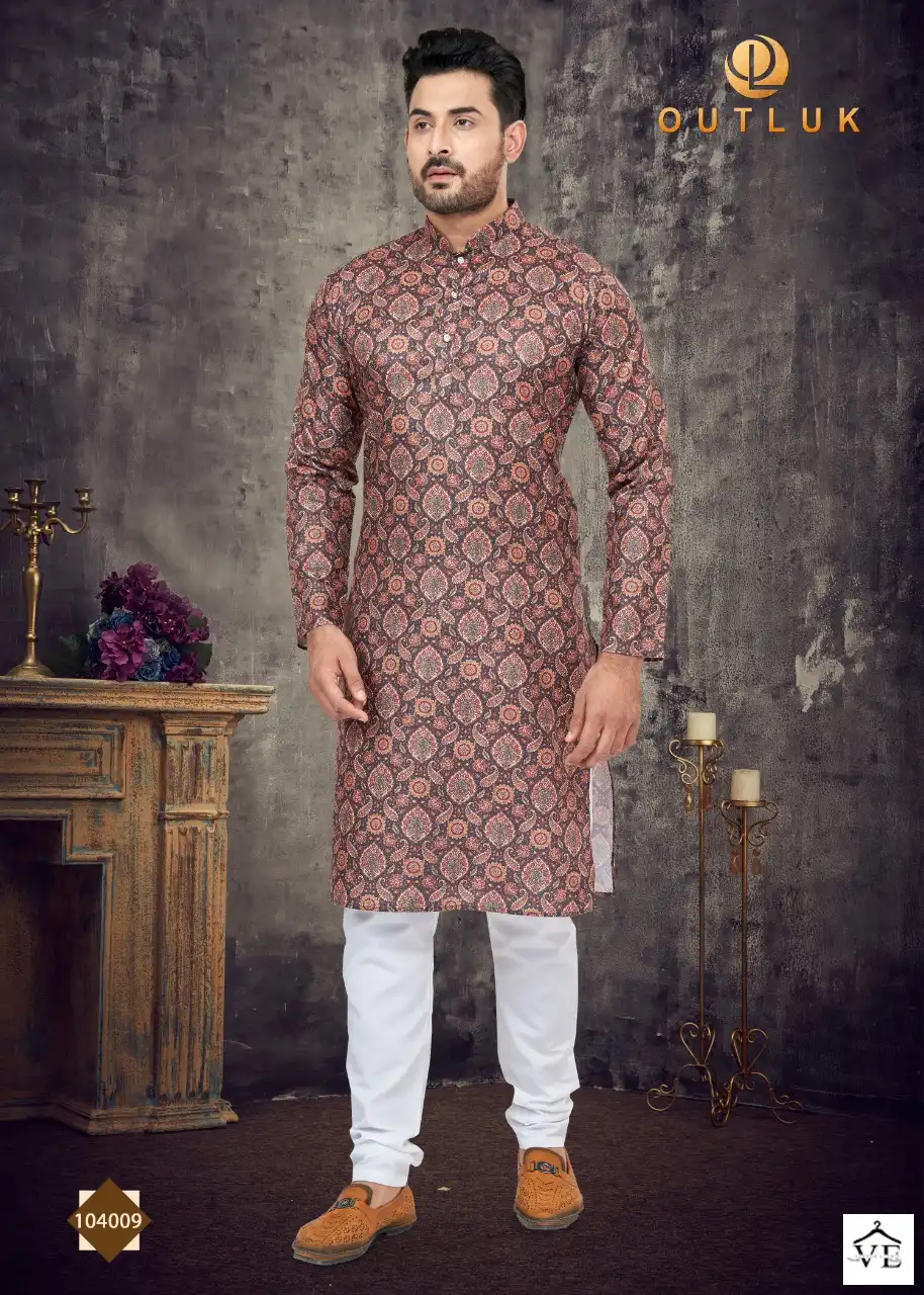 Outlook Vol 104 Cotton Wholesale Kurta Pajama Catalog — Singles, MPA wholesale from Surat — view 7