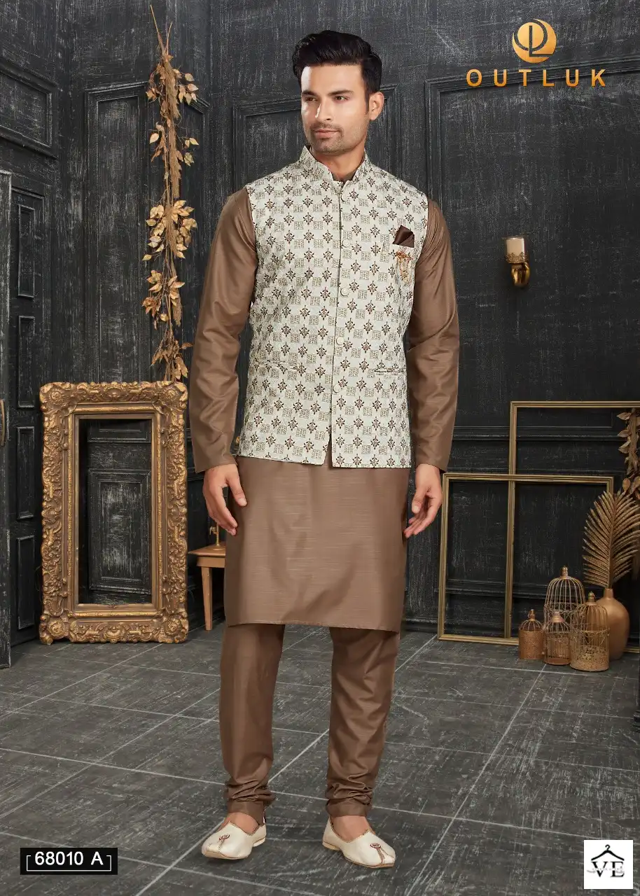 Outlook Vol 68A Cotton Wholesale Kurta Pajama Catalog - Image 18