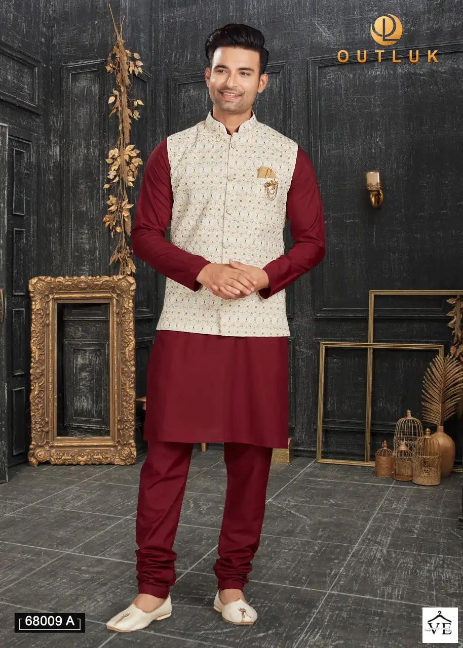 Outlook Vol 68A Cotton Wholesale Kurta Pajama Catalog - Image 4