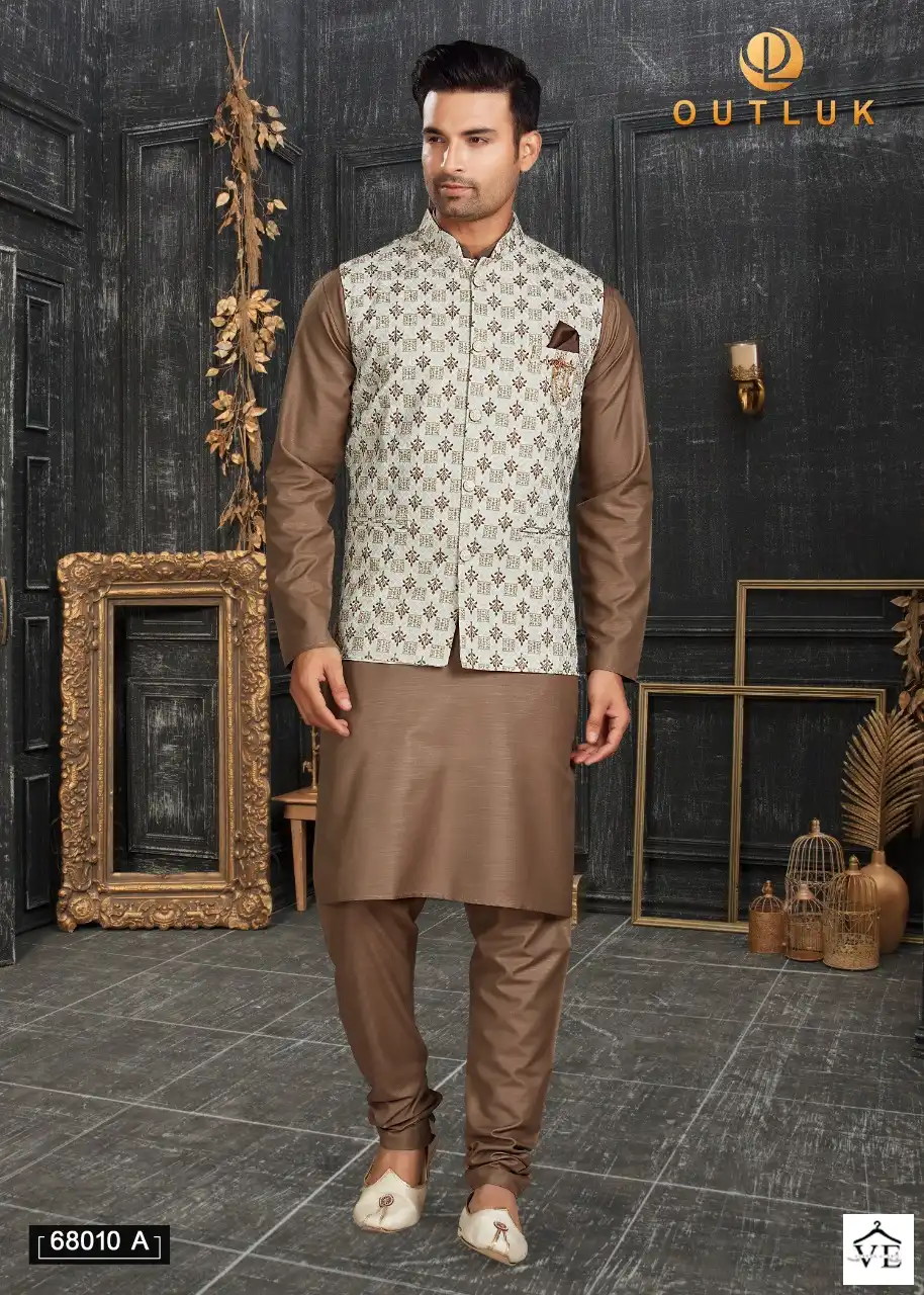 Outlook Vol 68A Cotton Wholesale Kurta Pajama Catalog - Image 19