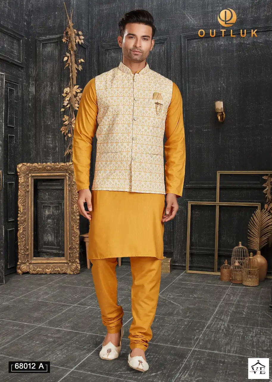 Outlook Vol 68A Cotton Wholesale Kurta Pajama Catalog - Image 2