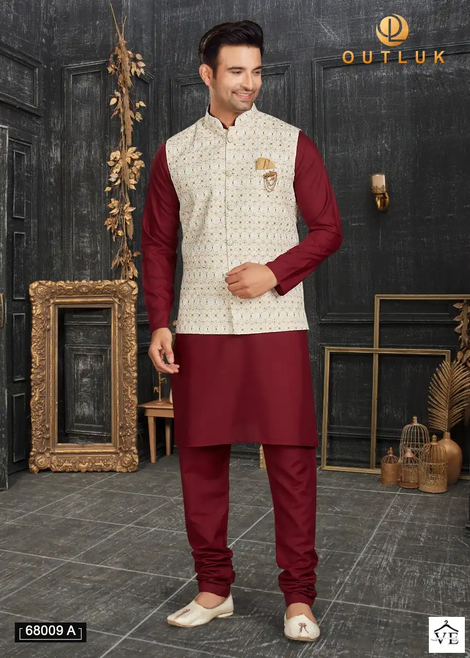 Outlook Vol 68A Cotton Wholesale Kurta Pajama Catalog - Image 3