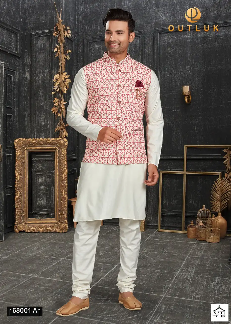 Outlook Vol 68A Cotton Wholesale Kurta Pajama Catalog - Image 7