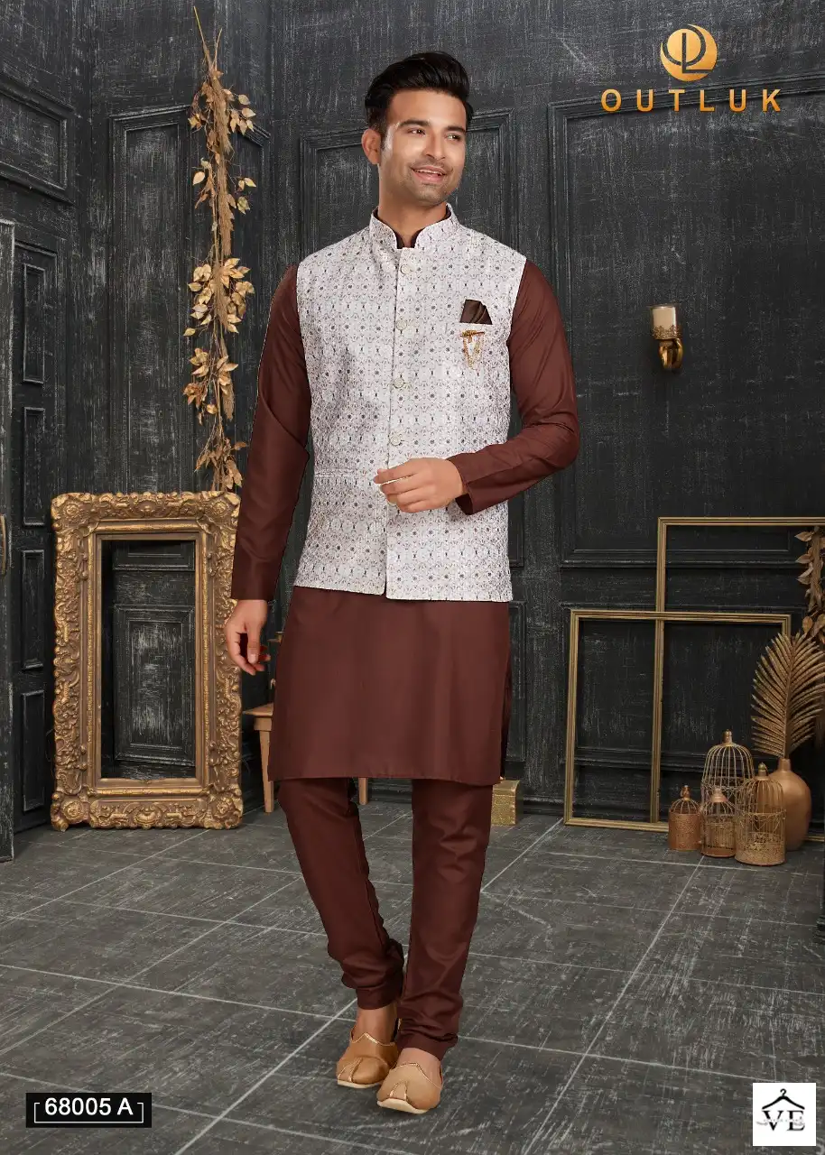 Outlook Vol 68A Cotton Wholesale Kurta Pajama Catalog - Image 12