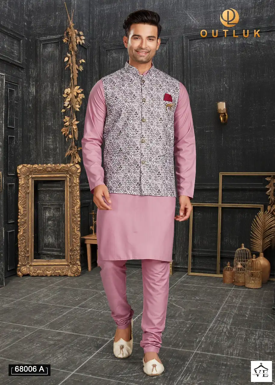 Outlook Vol 68A Cotton Wholesale Kurta Pajama Catalog - Image 10