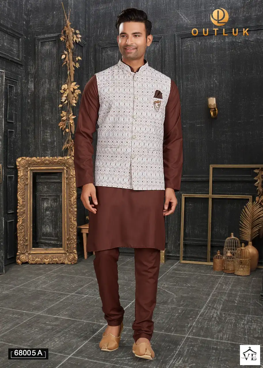 Outlook Vol 68A Cotton Wholesale Kurta Pajama Catalog - Image 13