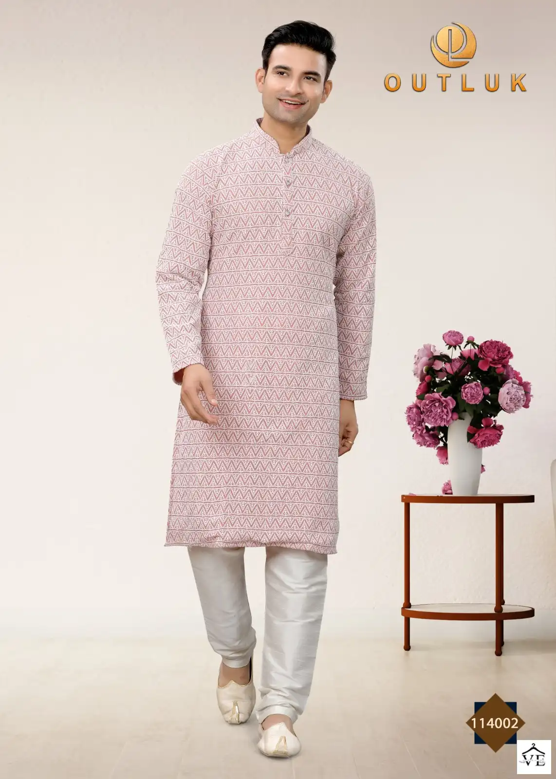Outlook Vol 114 Georgette Wholesale Kurta Pajama Catalog — Singles, MPA wholesale from Surat — view 4