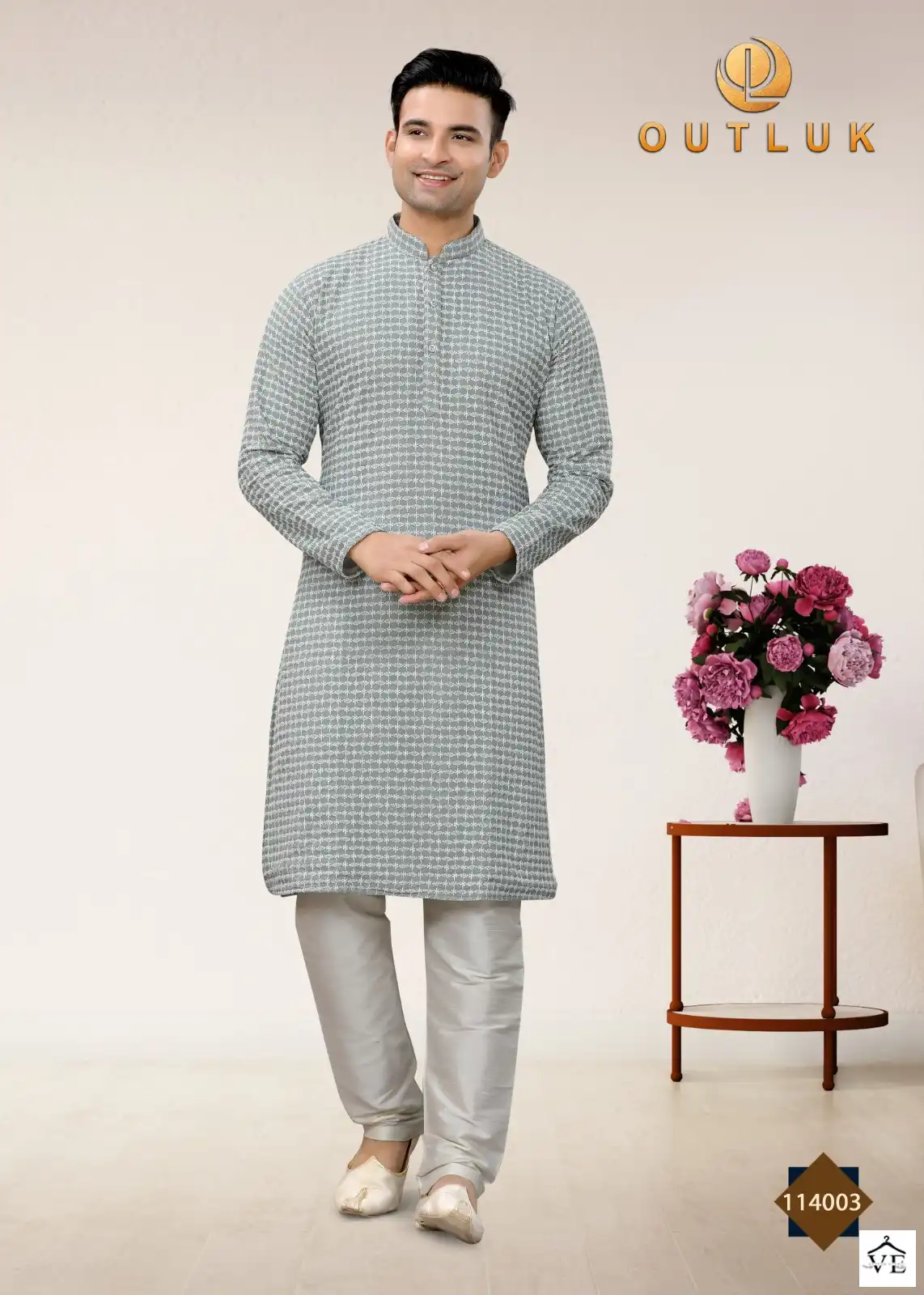 Outlook Vol 114 Georgette Wholesale Kurta Pajama Catalog — Singles, MPA wholesale from Surat — view 5