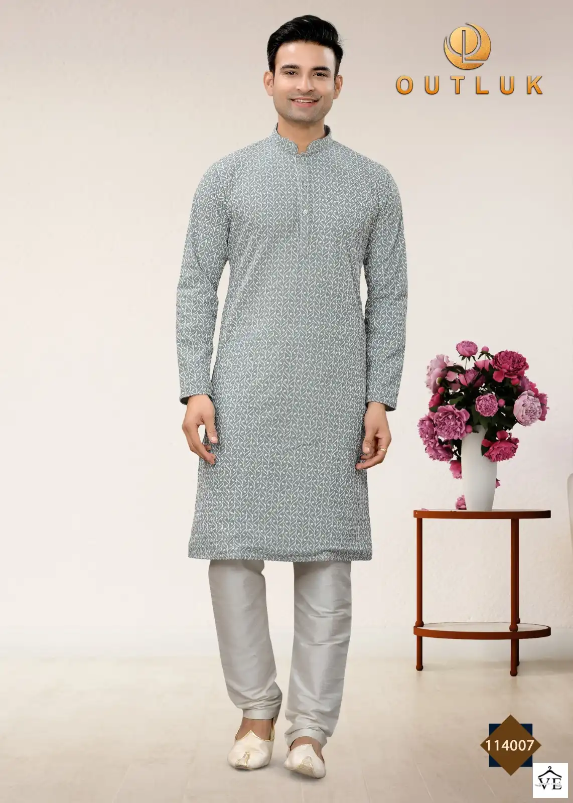 Outlook Vol 114 Georgette Wholesale Kurta Pajama Catalog — Singles, MPA wholesale from Surat — view 2