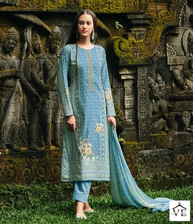 Sadhana Panache Pure Lawn Cotton Wholesale Designer Salwar Suit Catalog — Wholesale Salwar Suits, MPA wholesale from Surat - Gallery Image 5
