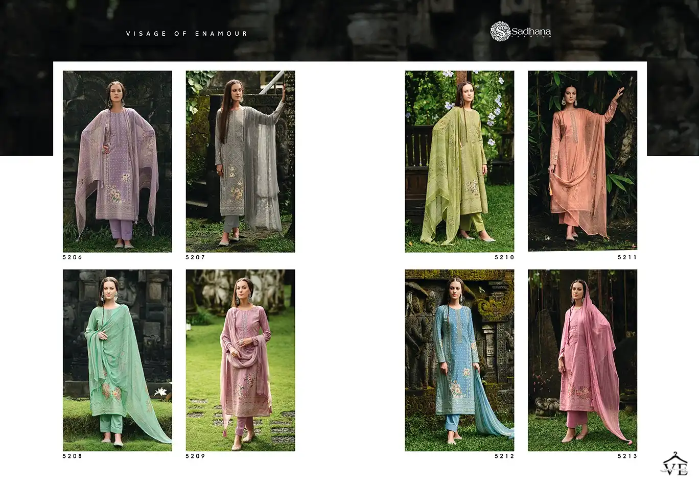 Sadhana Panache Pure Lawn Cotton Wholesale Designer Salwar Suit Catalog — Wholesale Salwar Suits, MPA wholesale from Surat — view 9