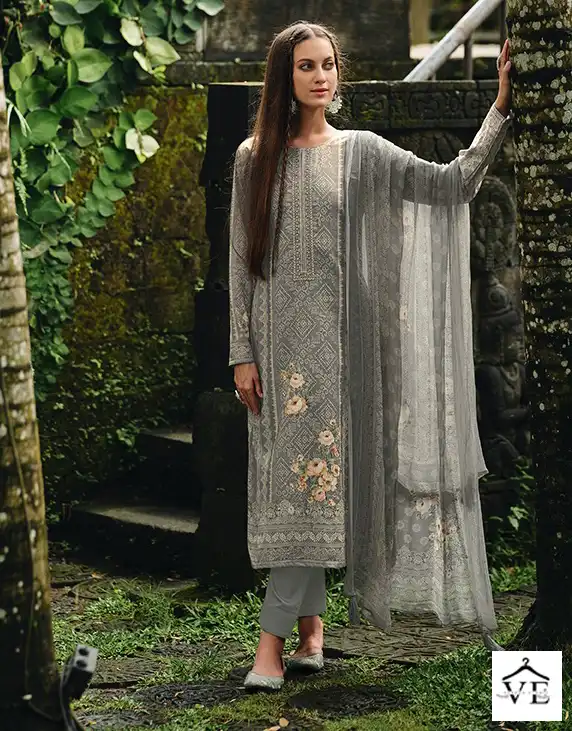 Sadhana Panache Pure Lawn Cotton Wholesale Designer Salwar Suit Catalog — Wholesale Salwar Suits, MPA wholesale from Surat - Gallery Image 7