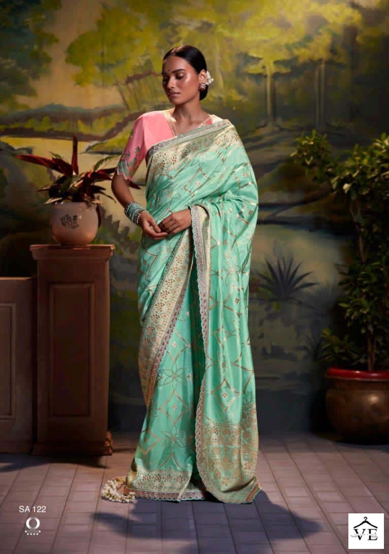 Kimora Parnika Pure Dola Silk Wholesale Sarees Catalog — Wholesale Sarees, MPA wholesale from Surat - Gallery Image 9