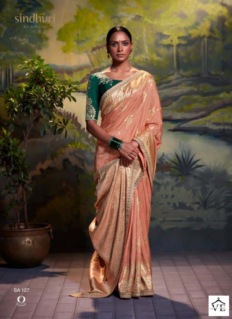 Kimora Parnika Pure Dola Silk Wholesale Sarees Catalog — Wholesale Sarees, MPA wholesale from Surat - Gallery Image 5