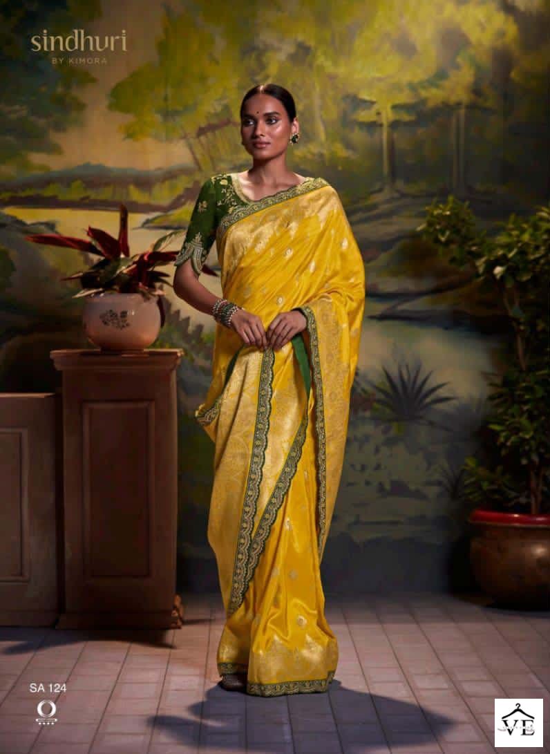 Kimora Parnika Pure Dola Silk Wholesale Sarees Catalog — Wholesale Sarees, MPA wholesale from Surat - Gallery Image 6