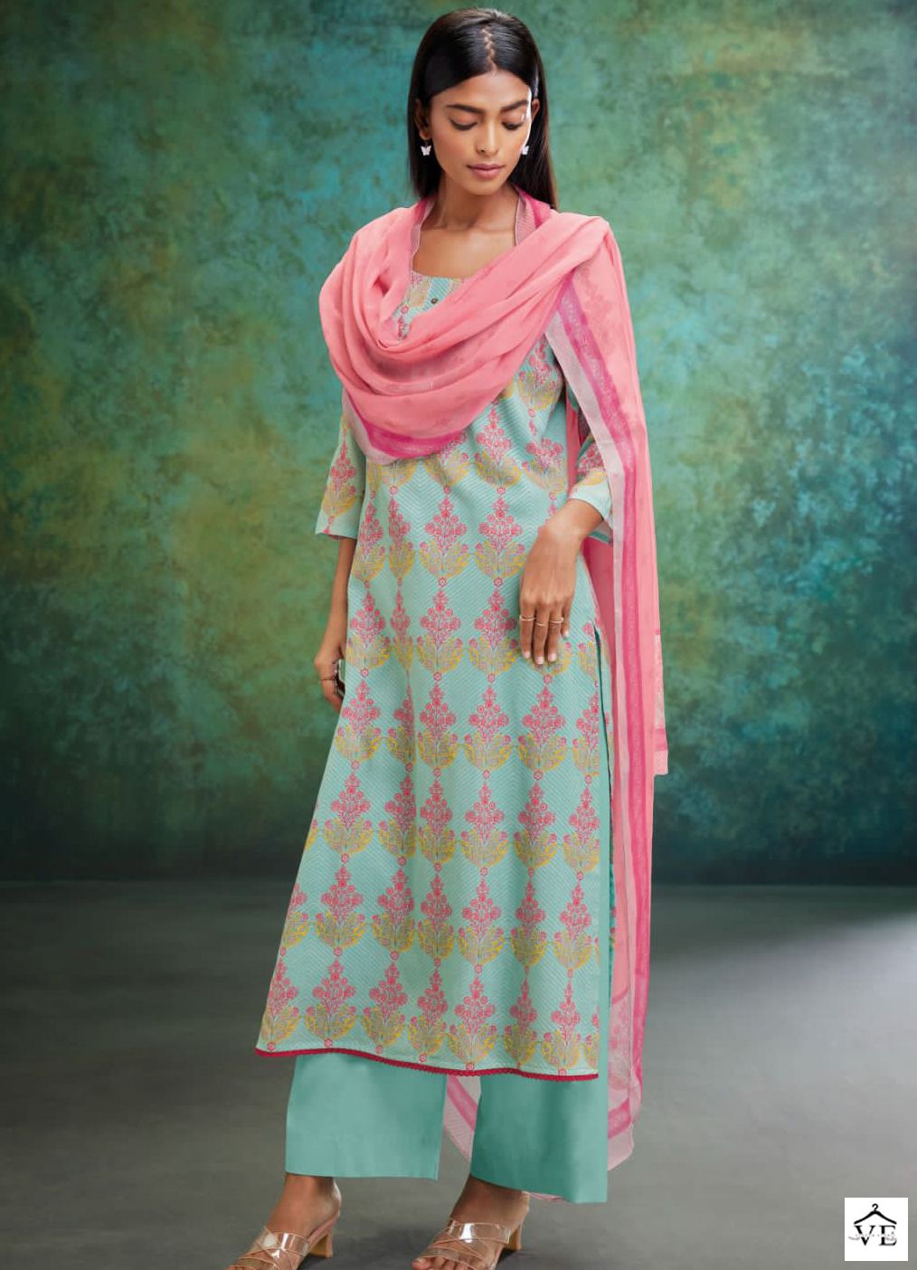 Ganga Paula 1710 Premium Cotton Wholesale Designer Salwar Suit Catalog — Wholesale Salwar Suits, MPA wholesale from Surat — view 1