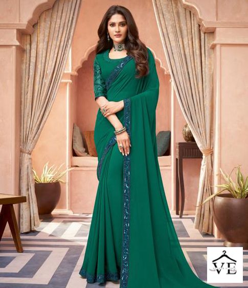 TFH Pearl Fancy Wholesale Party Wear Saree Catalog - Image 2