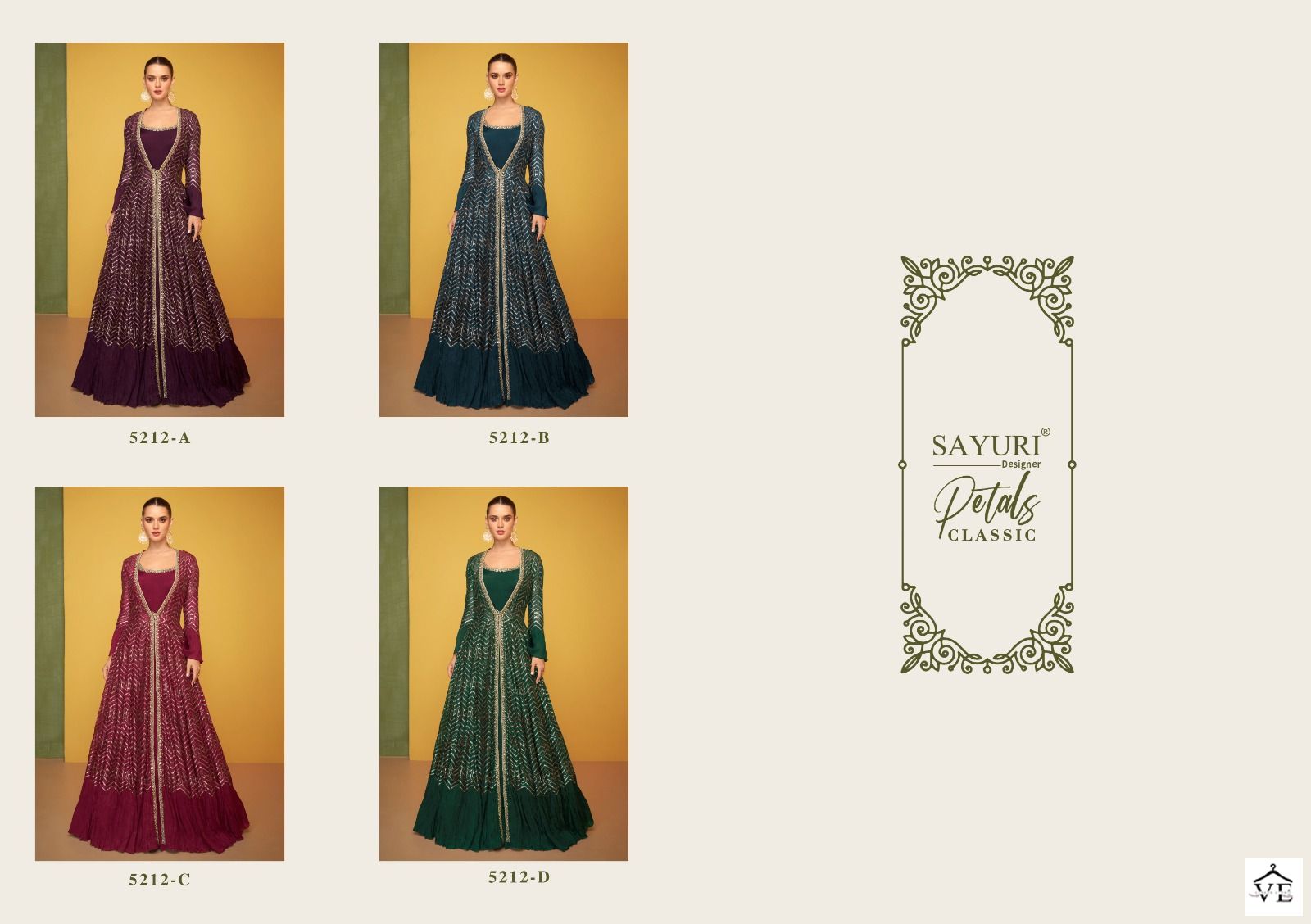 Sayuri Designer Petals Classic Premium Silk Wholesale Designer Salwar Suit Catalog — Wholesale Salwar Suits, Sayuri Designer wholesale from Surat — view 5