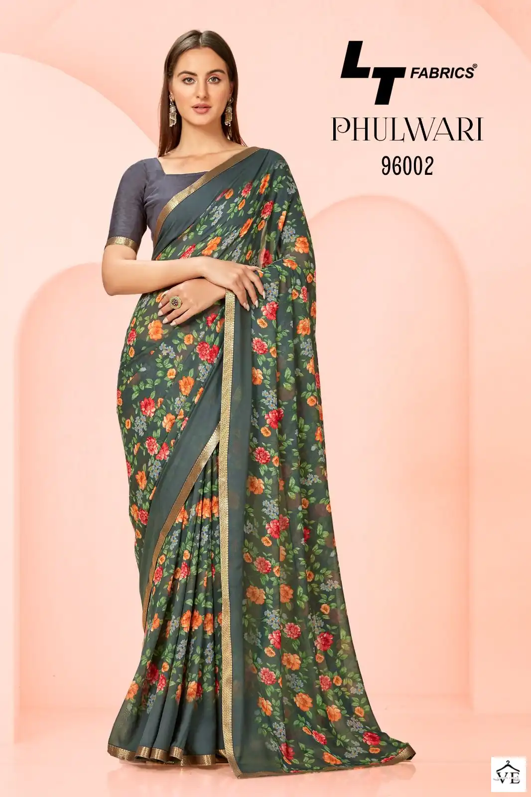 L.T Fashion Phulwari Micro Wholesale Sarees Catalog — Wholesale Sarees, MPA wholesale from Surat — view 10