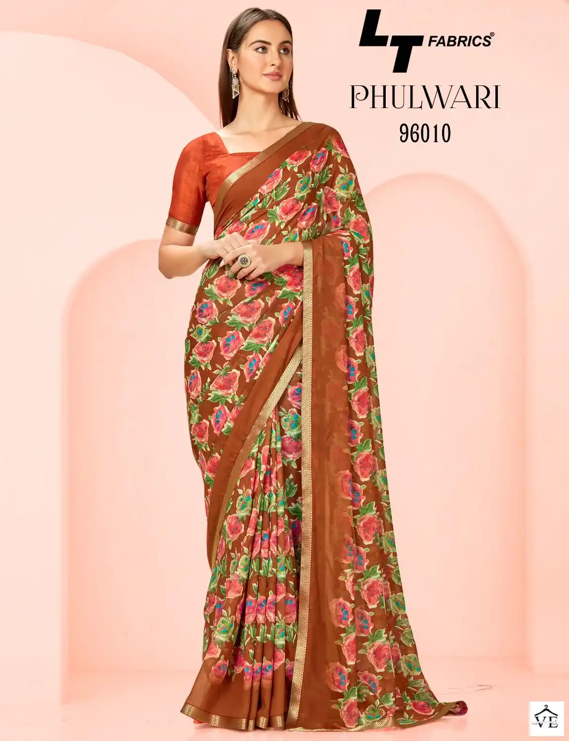 L.T Fashion Phulwari Micro Wholesale Sarees Catalog — Wholesale Sarees, MPA wholesale from Surat — view 3