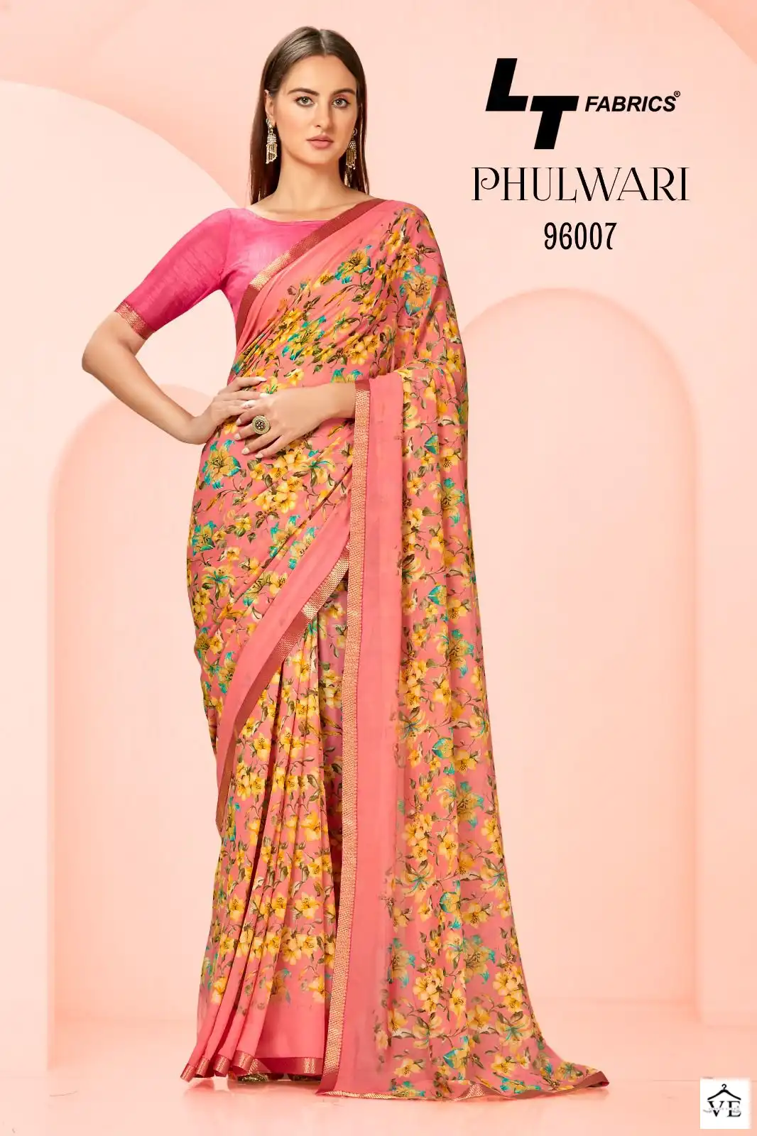 L.T Fashion Phulwari Micro Wholesale Sarees Catalog — Wholesale Sarees, MPA wholesale from Surat — view 6