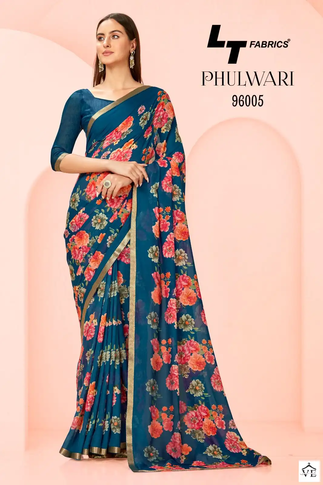L.T Fashion Phulwari Micro Wholesale Sarees Catalog — Wholesale Sarees, MPA wholesale from Surat — view 7