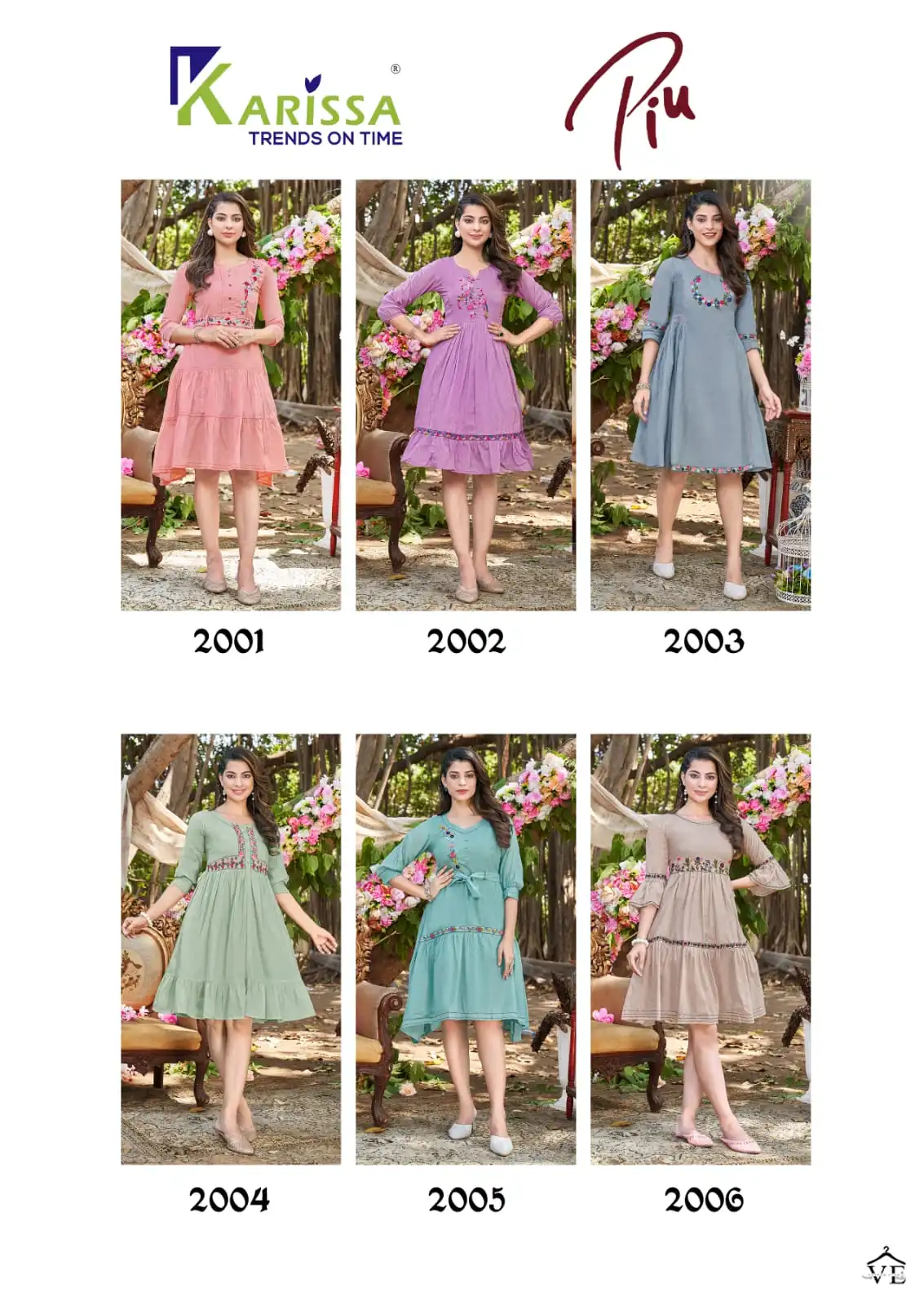 Karissa Piu Primium Pure Mal Wholesale Tunics Catalog — Wholesale Kurtis, Karissa wholesale from Surat — view 7