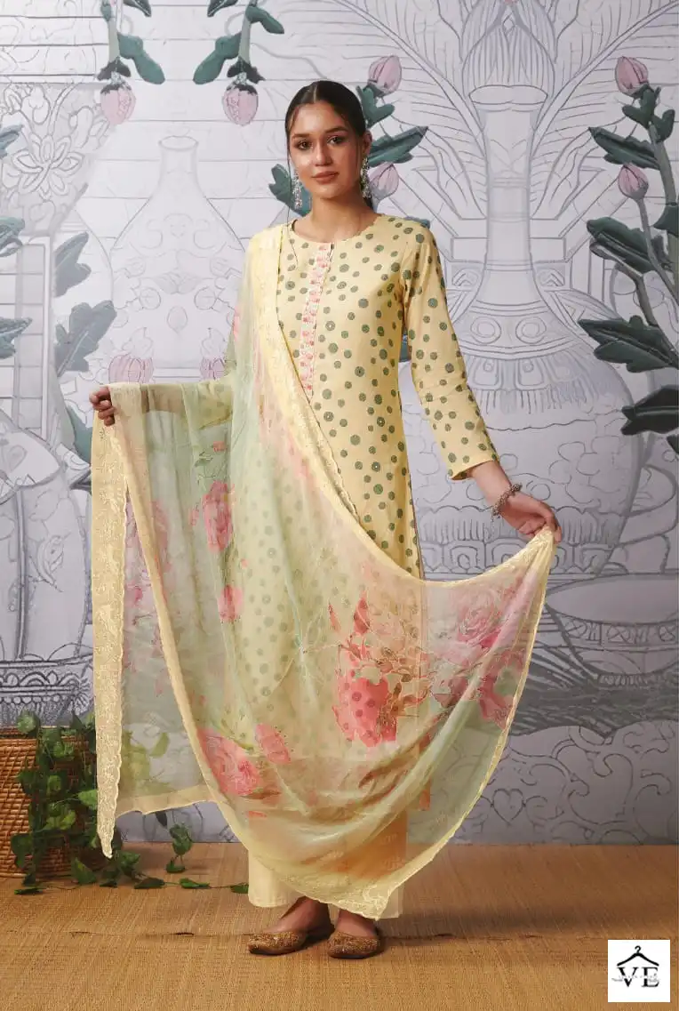 Itrana Polka Beauty Pure Cotton Lawn Wholesale Designer Salwar Suit Catalog — Wholesale Salwar Suits, MPA wholesale from Surat - Gallery Image 2