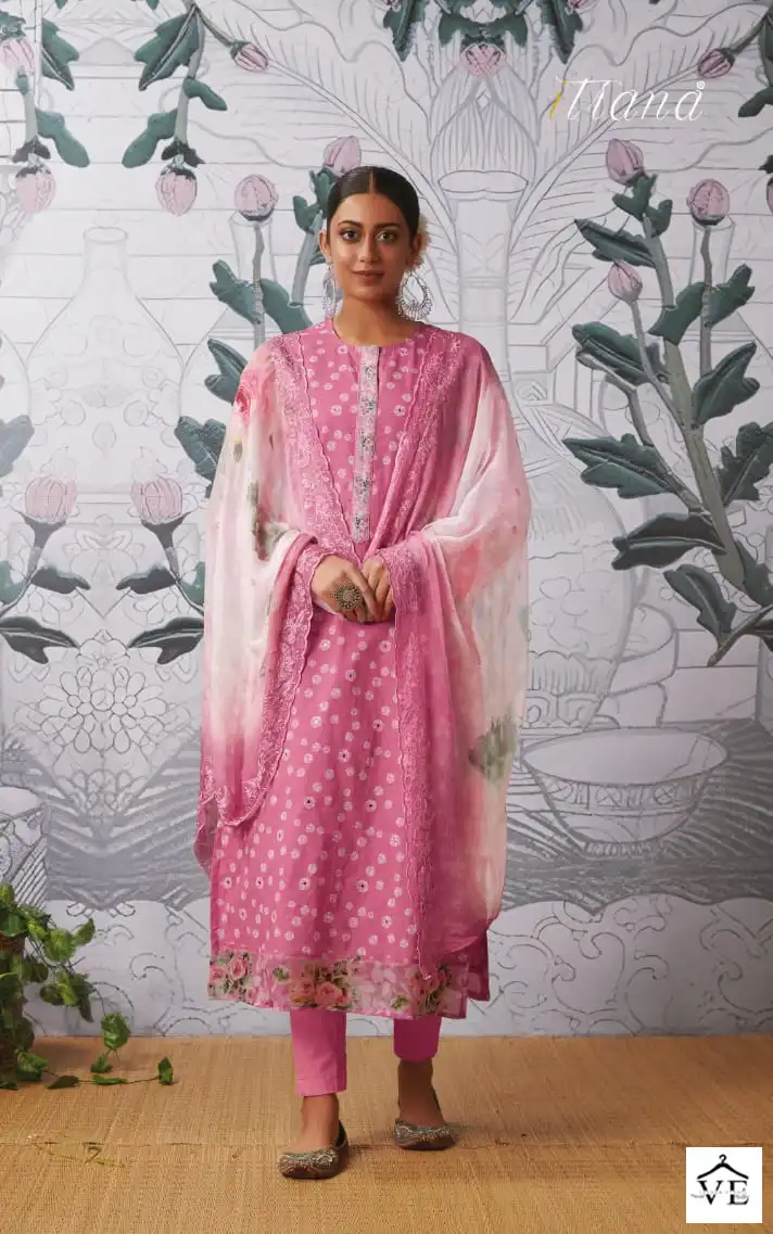 Itrana Polka Beauty Pure Cotton Lawn Wholesale Designer Salwar Suit Catalog — Wholesale Salwar Suits, MPA wholesale from Surat - Gallery Image 4