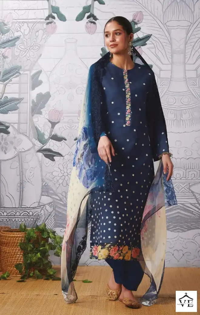 Itrana Polka Beauty Pure Cotton Lawn Wholesale Designer Salwar Suit Catalog — Wholesale Salwar Suits, MPA wholesale from Surat - Gallery Image 5