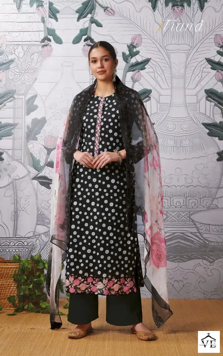 Itrana Polka Beauty Pure Cotton Lawn Wholesale Designer Salwar Suit Catalog — Wholesale Salwar Suits, MPA wholesale from Surat - Gallery Image 7