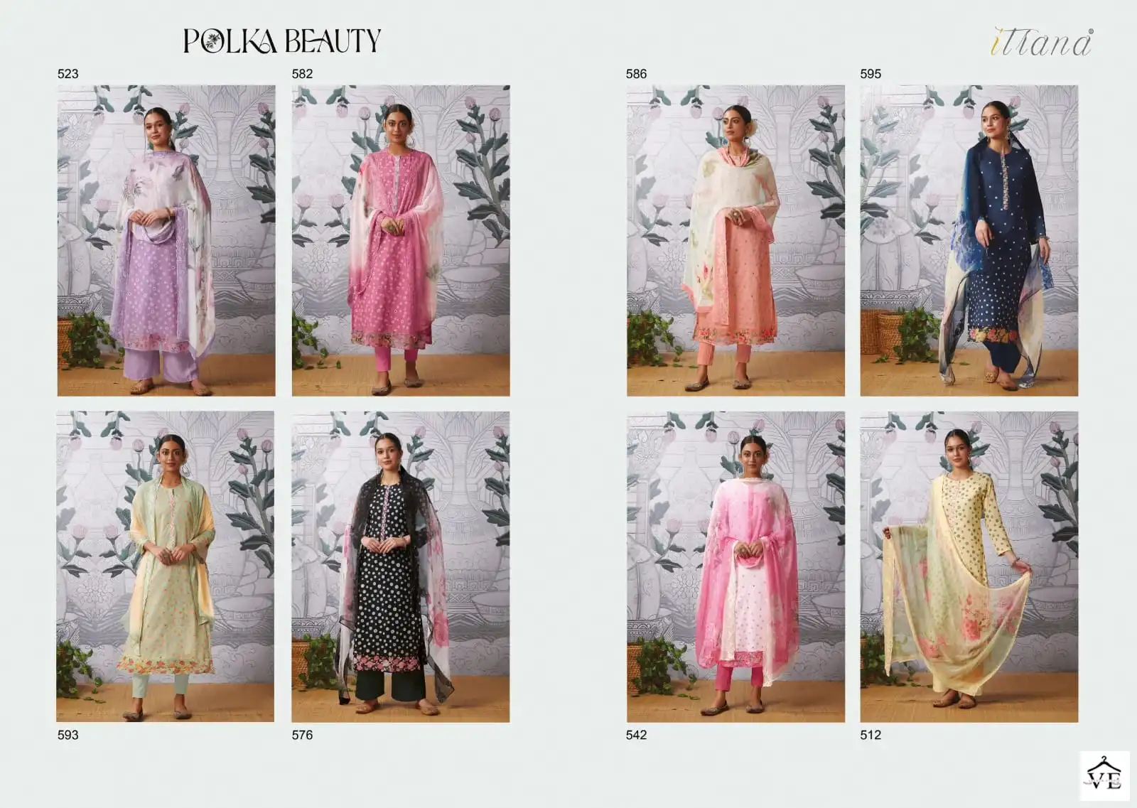 Itrana Polka Beauty Pure Cotton Lawn Wholesale Designer Salwar Suit Catalog — Wholesale Salwar Suits, MPA wholesale from Surat — view 8
