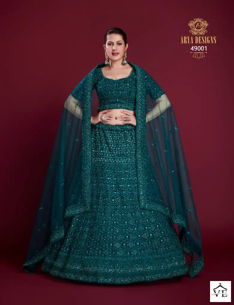 Arya Poshak Vol 6 Georgette Wholesale Bridal Lehenga Catalog — Wholesale Lehenga, MPA wholesale from Surat - Gallery Image 18