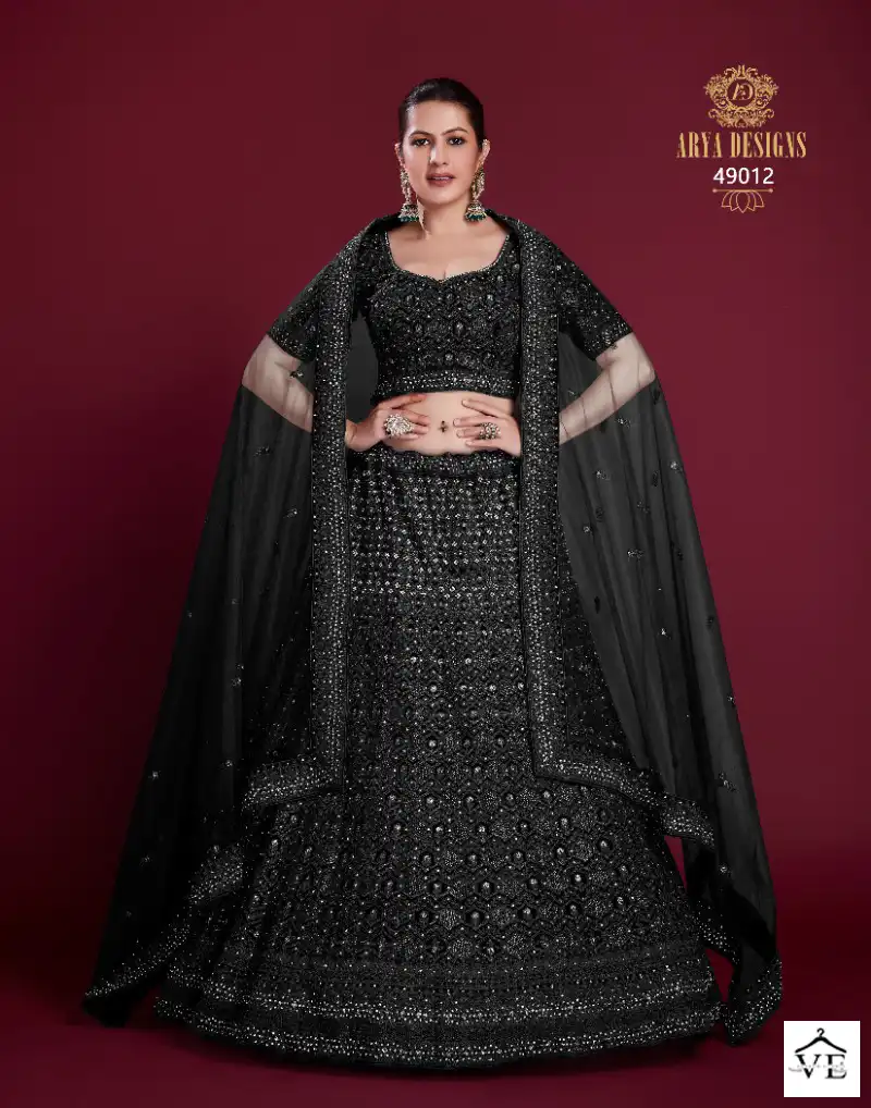 Arya Poshak Vol 6 Georgette Wholesale Bridal Lehenga Catalog — Wholesale Lehenga, MPA wholesale from Surat - Gallery Image 29