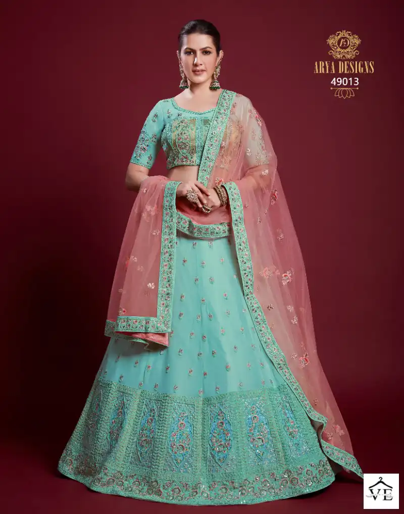 Arya Poshak Vol 6 Georgette Wholesale Bridal Lehenga Catalog — Wholesale Lehenga, MPA wholesale from Surat - Gallery Image 30