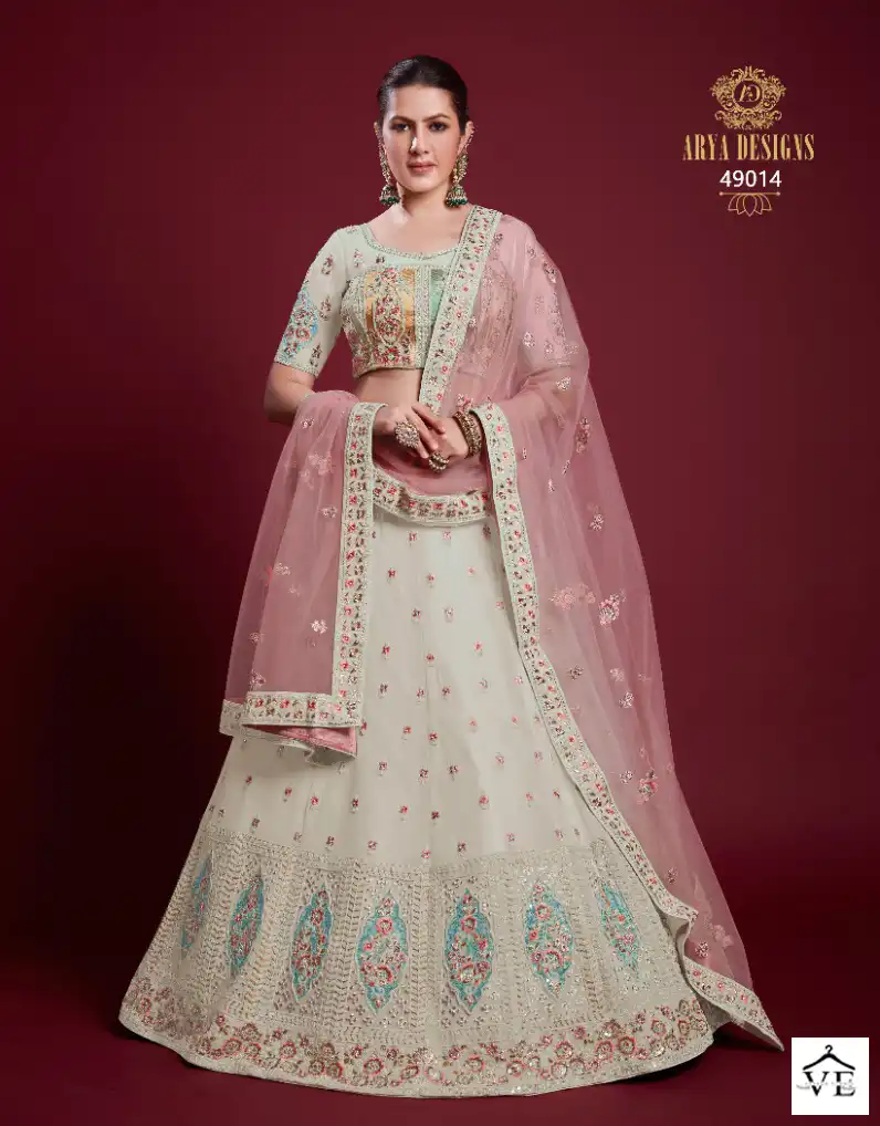 Arya Poshak Vol 6 Georgette Wholesale Bridal Lehenga Catalog — Wholesale Lehenga, MPA wholesale from Surat - Gallery Image 31