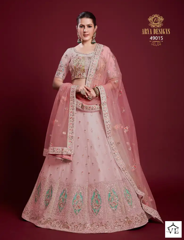 Arya Poshak Vol 6 Georgette Wholesale Bridal Lehenga Catalog — Wholesale Lehenga, MPA wholesale from Surat - Gallery Image 32